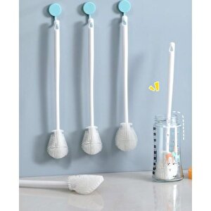 30 Cm Kavanoz Biberon Temizleme Fırçası Nargile Temizleme Fırçası Silikon Biberon Fırçası