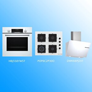 Beyaz 3'lüset(hbj558yw5t-pop6c2p30-dwk66pj20t)