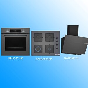Antrasit 3'lü set(hbj558yh5t-pop6c9p30-dwk66pj70t)