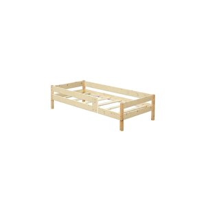 Köşk Montessori 70 X 130 Ahşap Tek Kişilik Karyola Yatak Sız Korumalı Korkuluklu 70x130 cm