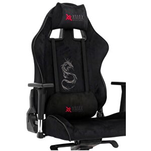 Rio Black Balerion Pro Komple Terletmez Kumaş Ultra Hissiyat Profesyonel Oyuncu Koltuğu Siyah