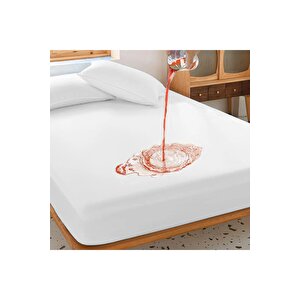 Beyaz Micro Fitted Sıvı Geçirmez Yatak Koruyucu Alez 70 X 140 Cm
