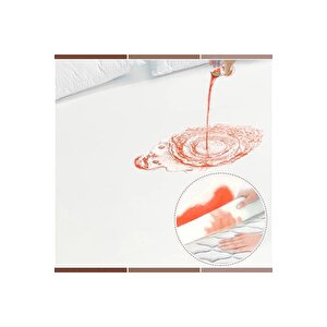 Beyaz Micro Fitted Sıvı Geçirmez Yatak Koruyucu Alez 70 X 140 Cm