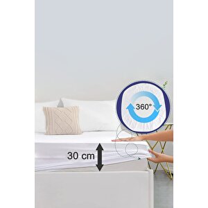 Beyaz Micro Fitted Sıvı Geçirmez Yatak Koruyucu Alez 70 X 140 Cm