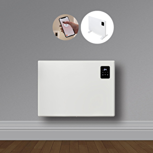 Elektrikli Konvektör Panel Isıtıcı Wifi 750 Watt Beyaz