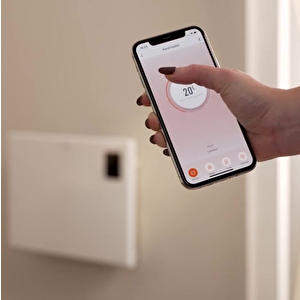Elektrikli Konvektör Panel Isıtıcı Wifi 750 Watt Beyaz