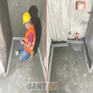 Telalı Butil Bant 15cmx10metre Islak Hacim Zemin Yalıtım Bandı Tekstil Membranı