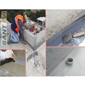 Telalı Butil Bant 10cmx10metre Islak Hacim Zemin Yalıtım Bandı Tekstil Membranı