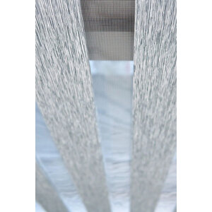 Gri̇ Bambu Zebra Stor Güneşli̇k Perde 100x200 cm