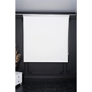 Beyaz Blackout Stor Perde Güneş Geçi̇rmez Perde Zebra 230x220 cm