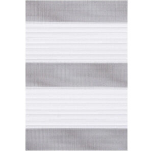 Dar Plise Beyaz Zebra Perde 90x260 cm