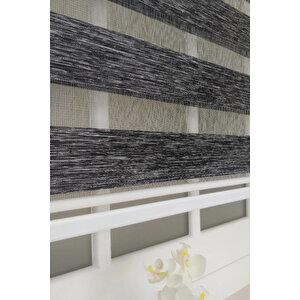 Antrasi̇t Bambu Zebra Stor Güneşli̇k Perde