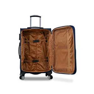 Fossil Ultra Light Kumaş Unisex Orta Boy Valiz Lacivert Fsl010