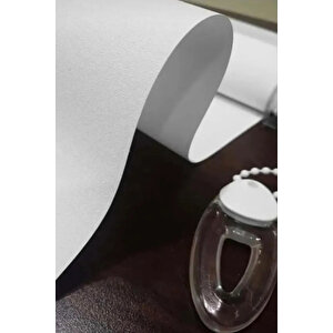 Düz Stor Beyaz Perde Beyaz Güneşlik Stor Perde 230x260 cm