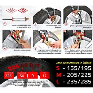 Sermati̇k Prati̇k Kar Zi̇nci̇ri̇ Large 235/285