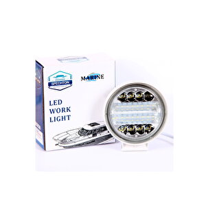 Marine Led Si̇s Ve Çalişma Lambasi Dc 10-30v 27w Dai̇resel 50mm