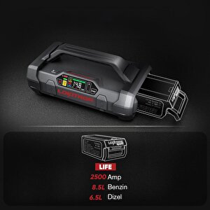 Lokithor Life 12.8volt Lifepo4 2500a Takviye Gücü Apartx Ile Uyumlu Yedek Akü