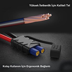 Lokithor Clamppro Akü Takviye Cihazı İçin Yedek Akü Bağlantı Kablosu
