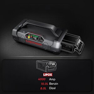 Lokithor Lipox 14.8volt Li-polimer 4000a Takviye Gücü Apartx Ile Uyumlu Yedek Akü