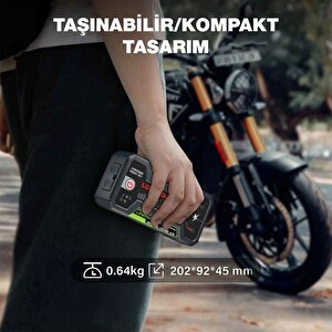 Lokithor J1350pro 12v 1350amp Lifepo4 Akıllı Akü Takviye + Powerbank + Led Lamba