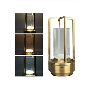Vegas Şarjli Masa Lambasi Gold Dokunmati̇k (ct-8439)