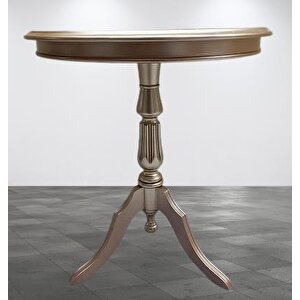 Fiskos Eko 90501 Baba 3 Kayın Ayak 60 Cm Hareketli Mdf Tabla Parlak Gold El Yapım