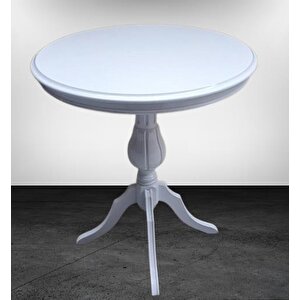 Fiskos Sehpa Eko 90504 Baba 4ayak 65 Cm Hareketli Mdf Tabla Parlak Beyaz El Yapım