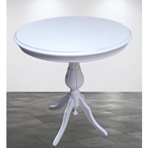 Fiskos Sehpa Eko 90504 Baba 4ayak 65 Cm Hareketli Mdf Tabla Parlak Beyaz El Yapım