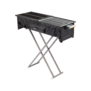 Cemre C17 Portati̇f Ayakli Battal Kömürlü Mangal 30 X 80 Cm