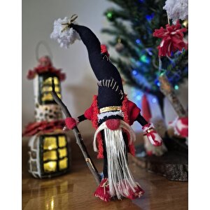 Yılbaşı Biblo Sanş Cücesi Gnome 60 Cm