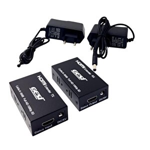 Gesi̇ 60 Metre Hdmi To Cat6 Extender Hdmi Cat6 Aktarıcı