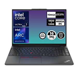 Thinkpad E16 Gen 2 Ultra 7 155h 24gb 4tb Ssd 16" Wuxga W11p Dizüstü Bilgisayar 21ma002utx 023