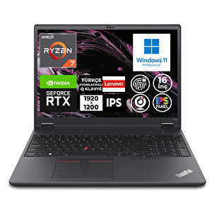 Thinkpad P16v G1 Ryzen 7 7840hs 32gb 8tb Ssd 4 Gb Rtx A500 16" Wuxga W11p 21fe0003tx 014