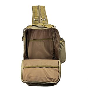 Taktikal Tk1005 Bodybag 20 Lt Taktic Çapraz Sırt Çantası Kahve