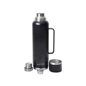 Campout Çift Katmanlı Termos Siyah 1500ml