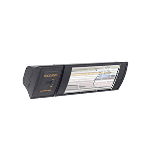 Goldsun Supra Plus 2000w Uzaktan Kumandalı Suya Dayanıklı (ip55) Duvar Tipi Dış Mekan Elektrikli Infrared Isıtıcı