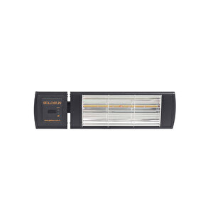 Goldsun Supra Plus 2000w Uzaktan Kumandalı Suya Dayanıklı (ip55) Duvar Tipi Dış Mekan Elektrikli Infrared Isıtıcı