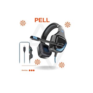 Kablolu Oyuncu Kulaklığı  Gt97 Led Stereo Siyah