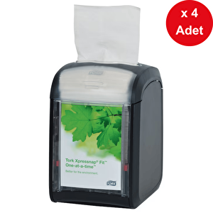 Xpressnap Fit Masaüstü Peçetelik Siyah X 4 Adet (272900)