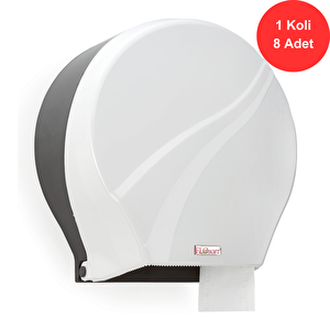 Jumbo Tuvalet Kağıdı Dispenseri Buz Beyazı - (f165b) X 8 Adet