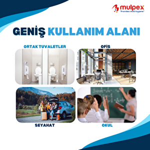 Mulpex Tek Kullanımlık Suda Çözünür Klozet Kapak Örtüsü - 3 X 10 Lu Paket | Hijyenik Ve Pratik Seyahat Aksesuarı