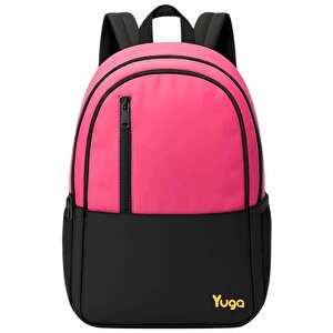 Dört Gözlü Sırt Çantası Neon Pembe