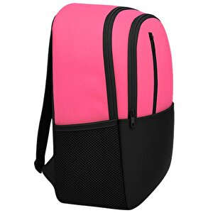 Dört Gözlü Sırt Çantası Neon Pembe