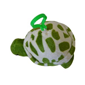 Toys Pelüş Anahtarlık Uyku Kaplumbağa Yeşil Beyaz Desenli 1534