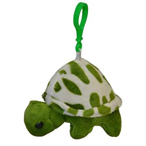 Toys Pelüş Anahtarlık Uyku Kaplumbağa Yeşil Beyaz Desenli 1534