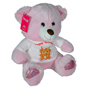 Toys Pelüş Oturan Ayı Pembe 0132