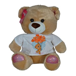 Selay Toys Pelüş Oturan Ayı Kahverengi 0078