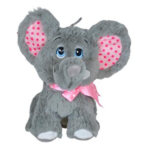 Toys Pelüş Oturan Fil Gri 1012