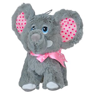 Toys Pelüş Oturan Fil Gri 1012