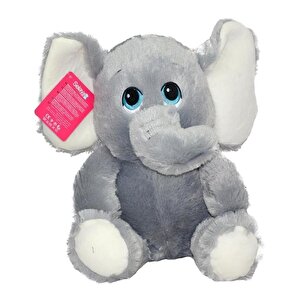 Toys Pelüş Oturan Fil Gri 3440